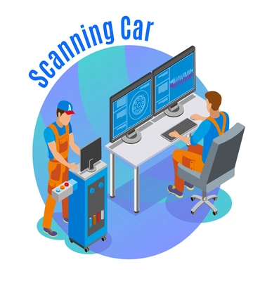 Scanning Car Diagnostics Using Auto Workshop Management Software System